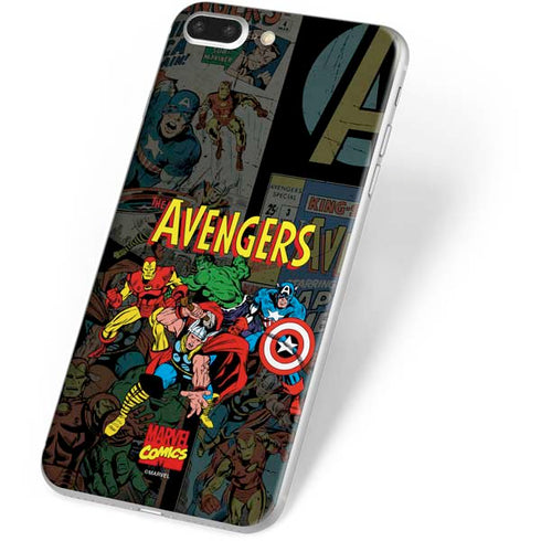 Marvel Classic Comics Avengers Assemble iPhone 8 Plus Skin